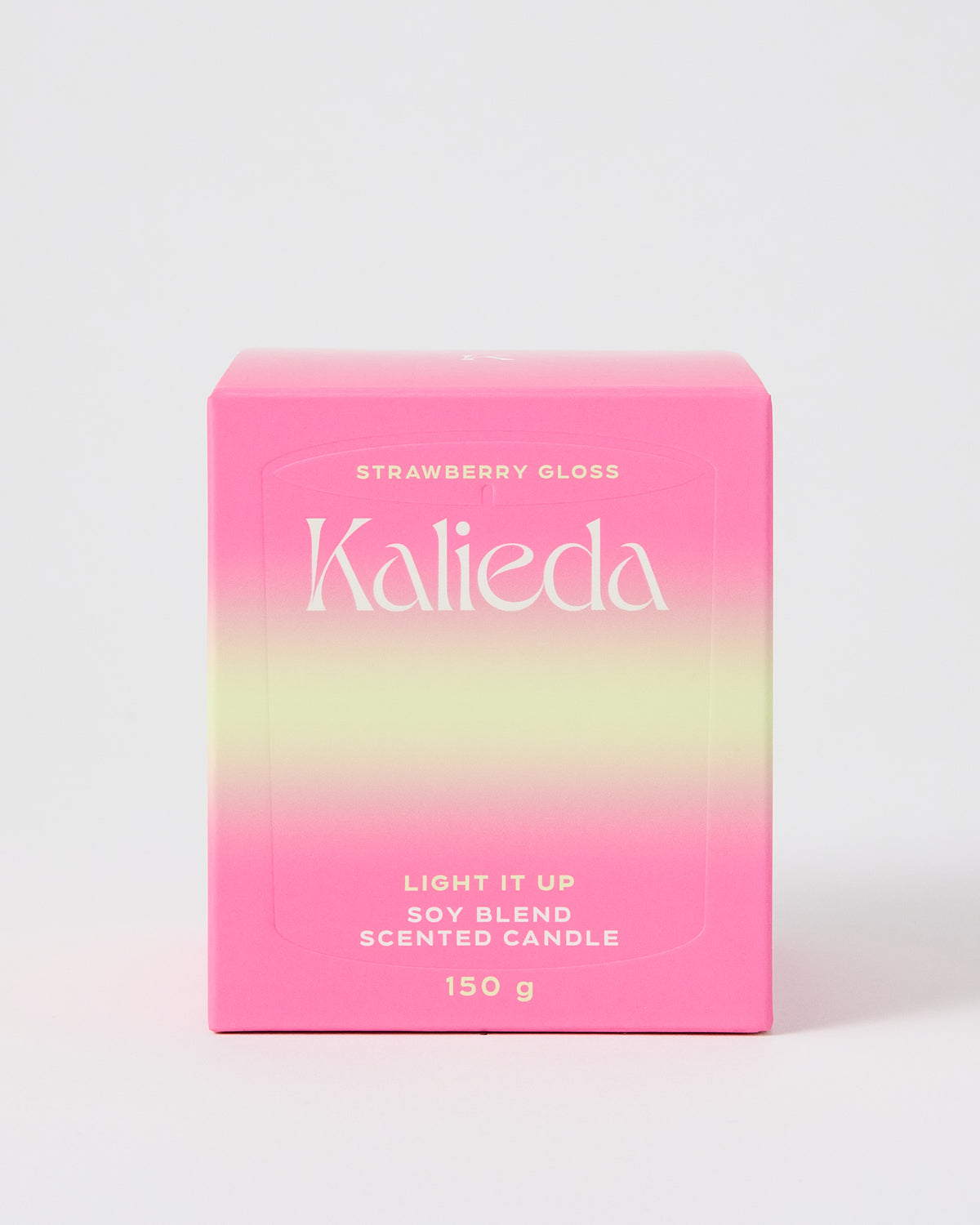 Strawberry Gloss Light it Up Scented Candle